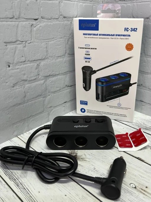 Автомобильный разветвитель прикуривателя Eplutus FC-342 фото-3
