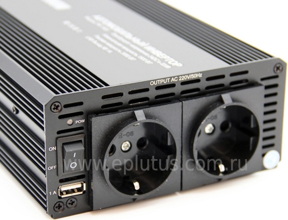 Автомобильный инвертор для грузовых машин на 24V Eplutus PW-1500 фото-3