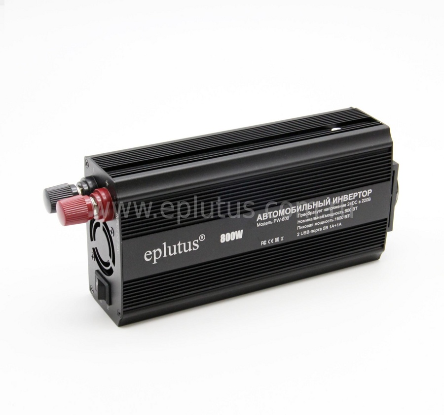 Автомобильный инвертор для грузовых машин на 24V Eplutus PW-800 - фото1 Автомобильный инвертор для грузовых машин на 24V Eplutus PW-800 - фото1