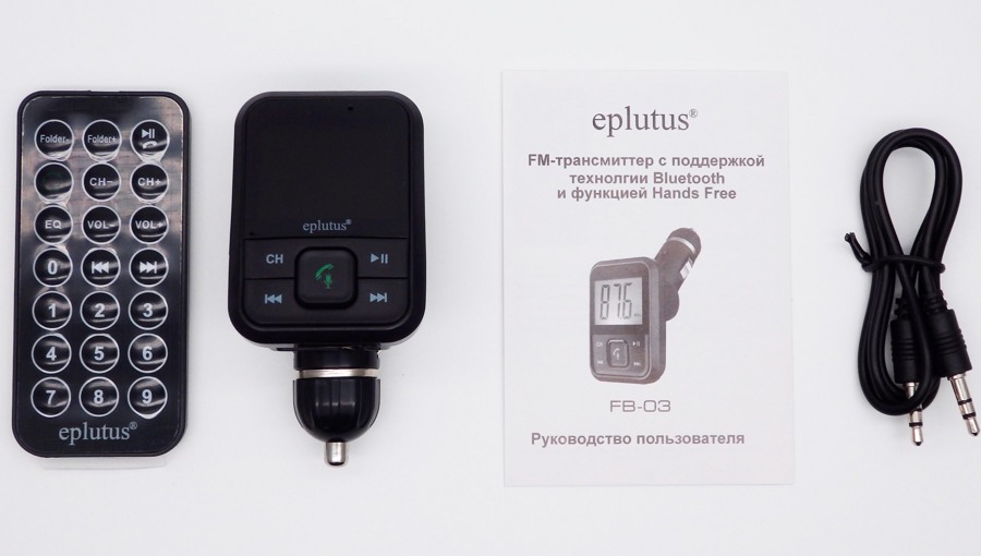 Автомобильный FM- модулятор Eplutus FB-03 фото-3