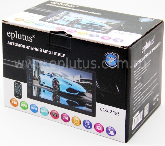 Автомагнитола c встроенным монитором Eplutus CA712 фото-3