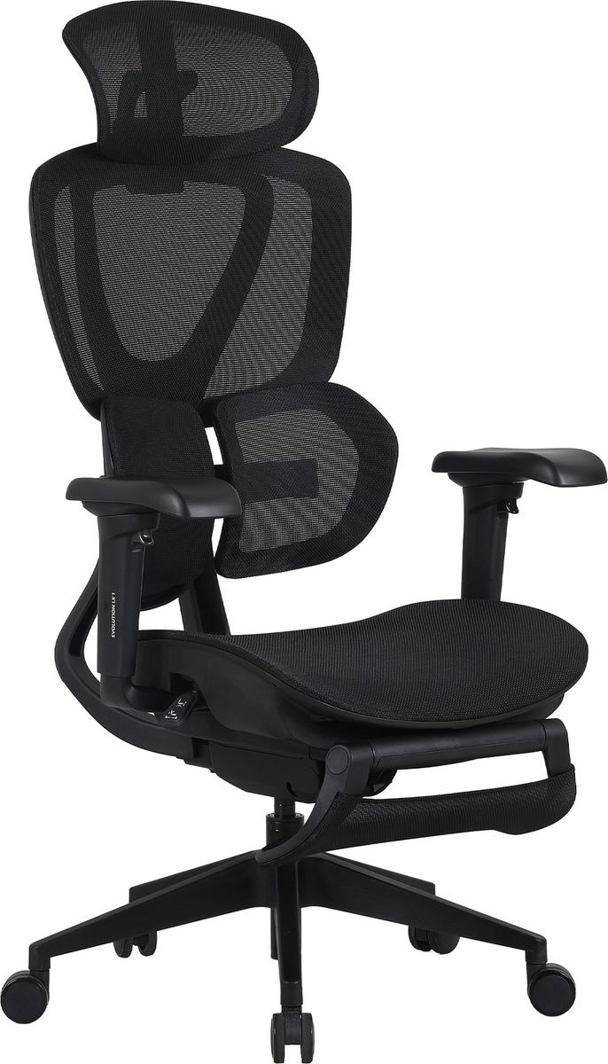 Кресло компьютерное EVOLUTION LX 1 (черный) - фото1