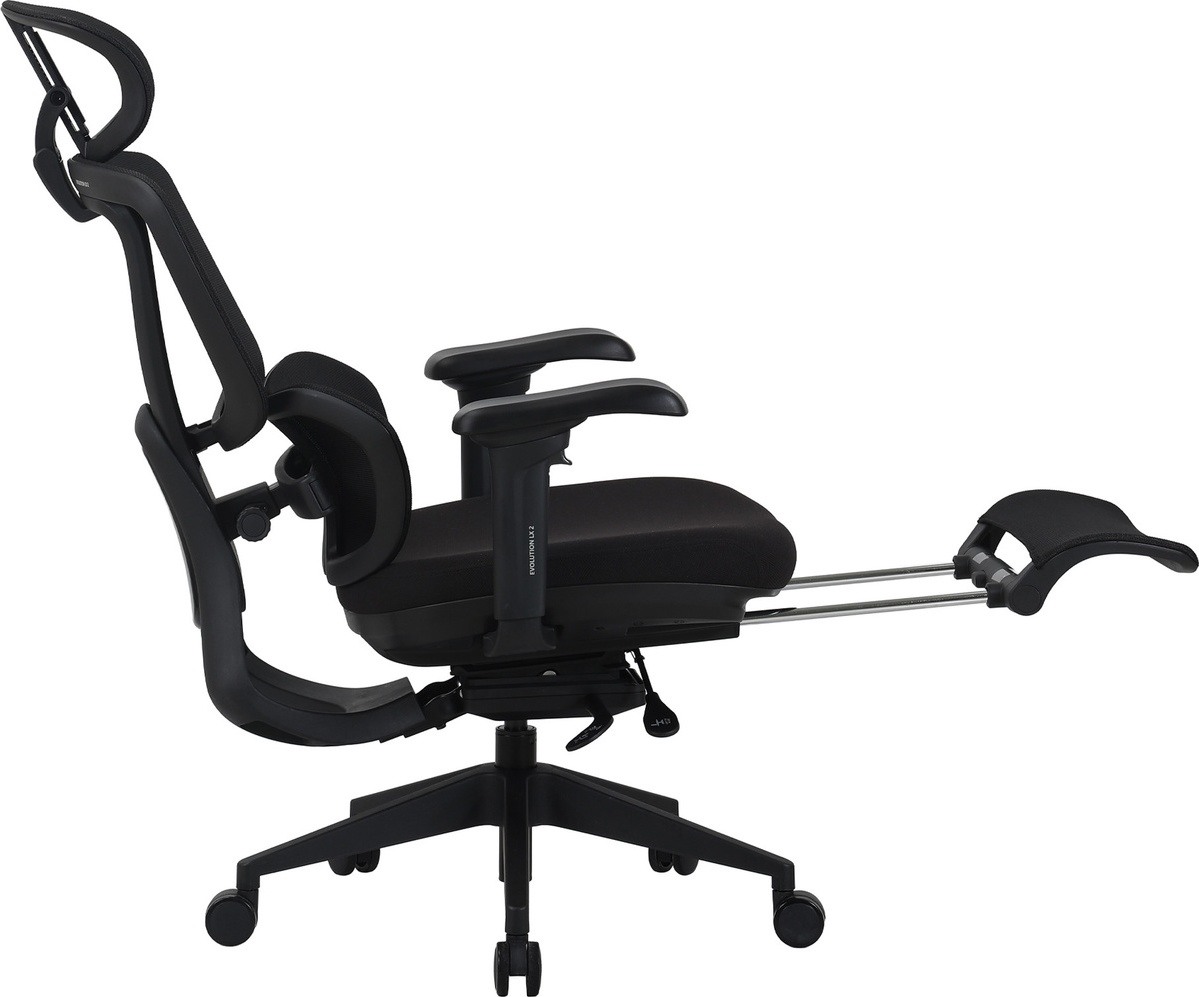 Кресло компьютерное EVOLUTION LX 2 Fabric (черный) фото-3