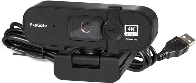 Веб-камера ExeGate Stream HD 4000 4K UHD T-Tripod - фото1