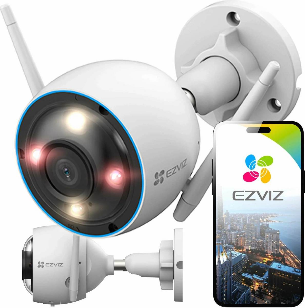 Wi-Fi камера Ezviz CS-H3c (5Mp,4mm) - фото1