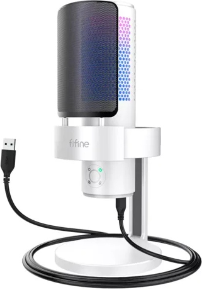 Микрофон Fifine A9W (белый) - фото2 Микрофон Fifine A9W (белый) - фото2