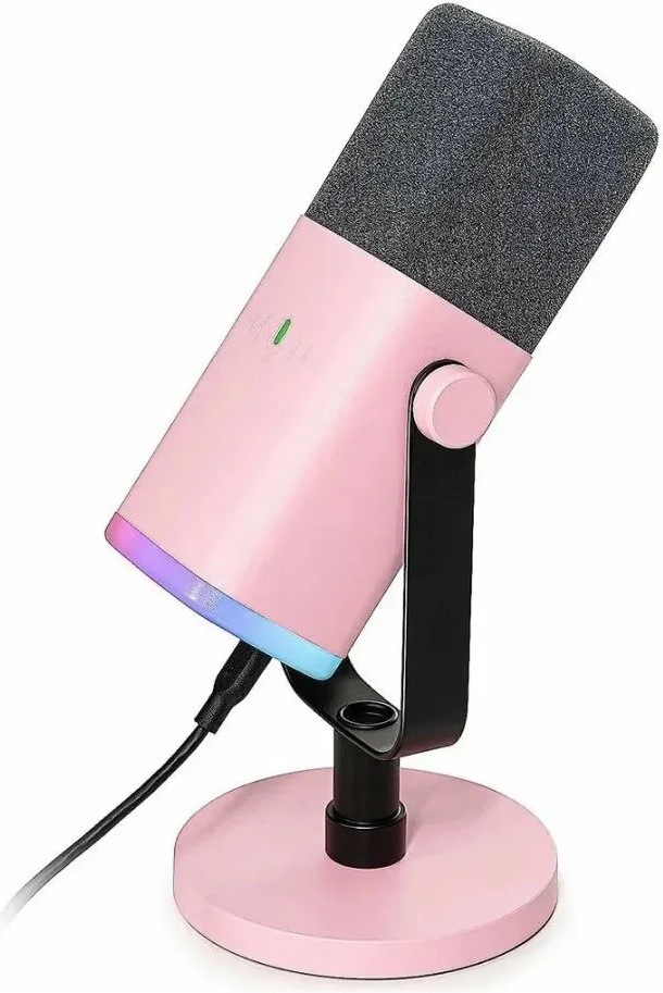 Микрофон Fifine AM8P (розовый) - фото2 Микрофон Fifine AM8P (розовый) - фото2