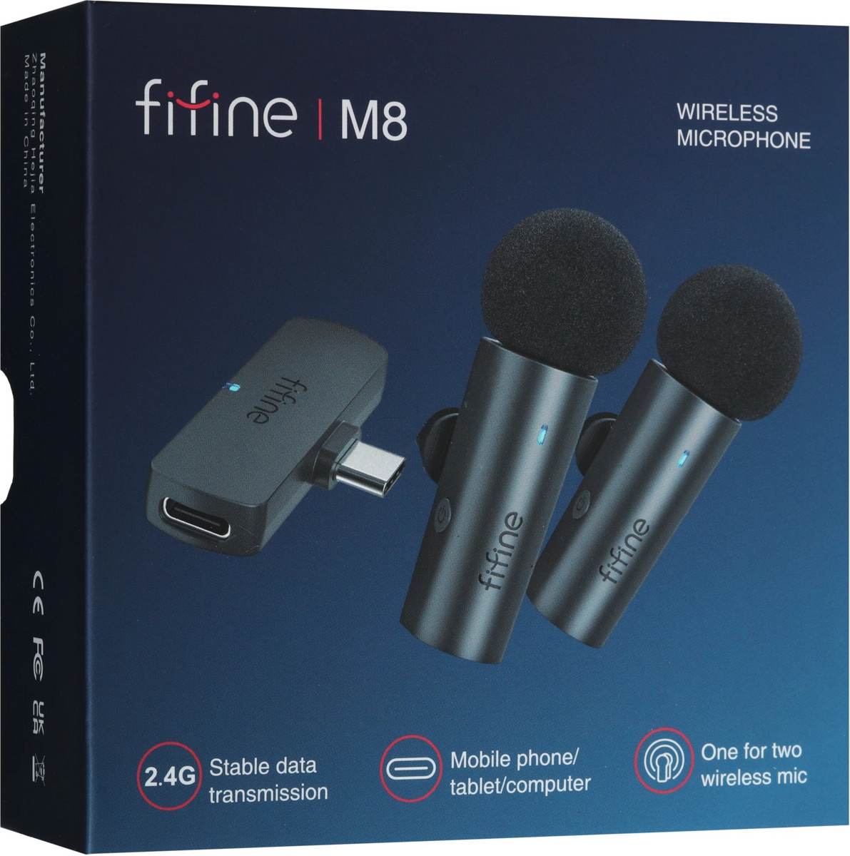 Радиосистема Fifine M8 (черный) фото-3