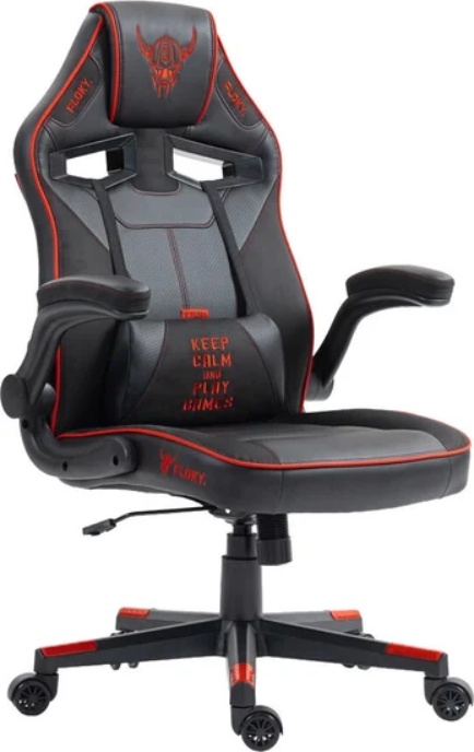 Кресло геймерcкое FLOKY Asgard (красный) - фото1