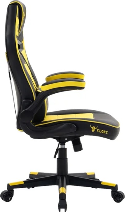 Кресло геймерcкое FLOKY Asgard (желтый черный) фото-3