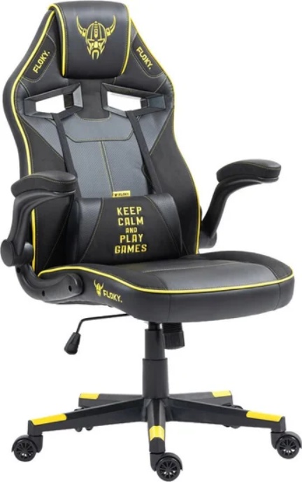 Кресло геймерcкое FLOKY Asgard (желтый) - фото1