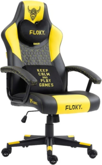 Кресло геймерcкое FLOKY Huginn SP (желтый) - фото1