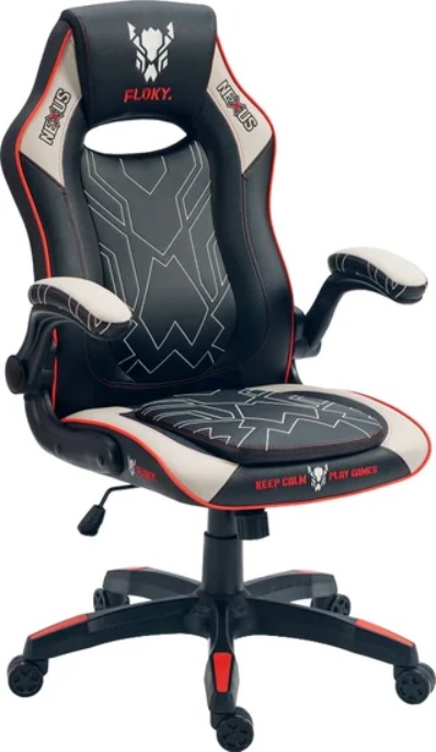 Кресло геймерcкое FLOKY NEXUS V2 (черный серый) - фото1