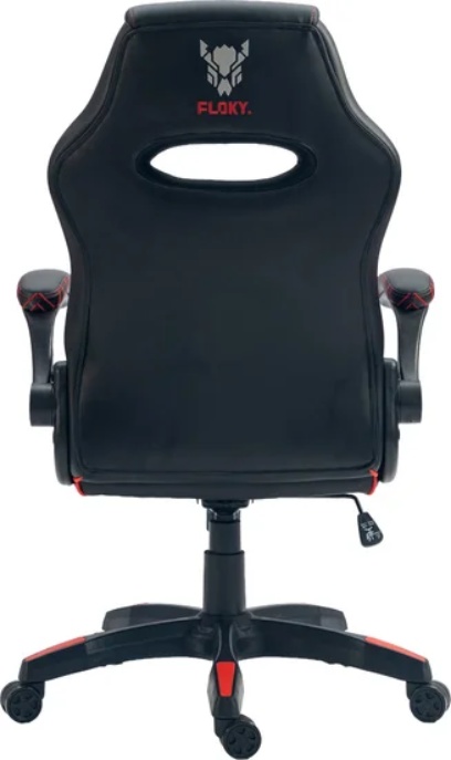 Кресло геймерcкое FLOKY NEXUS (серый красный) - фото2