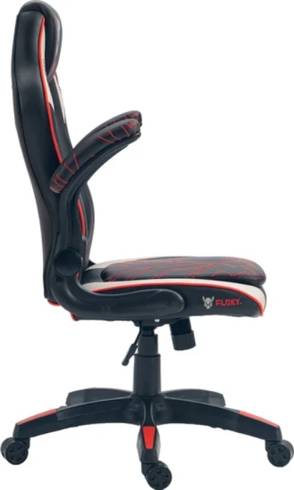 Кресло геймерcкое FLOKY NEXUS (серый красный) фото-3