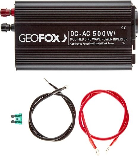 Автомобильный инвертор Geofox MD 500W 24V (для грузовых машин) - фото2 Автомобильный инвертор Geofox MD 500W 24V (для грузовых машин) - фото2