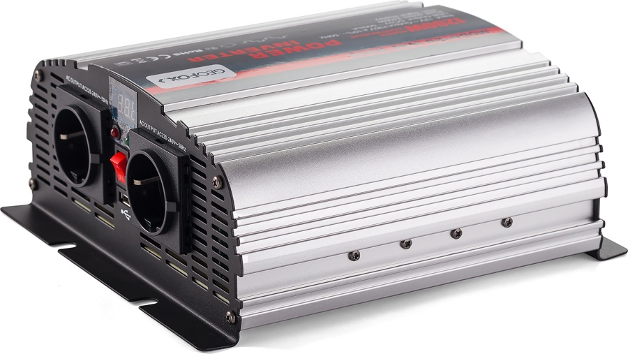 Автомобильный инвертор Geofox MD 1200W 24V (для грузовых машин) - фото1 Автомобильный инвертор Geofox MD 1200W 24V (для грузовых машин) - фото1