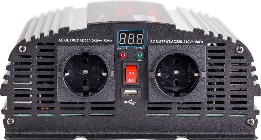 Автомобильный инвертор Geofox MD 1500W 24V (для грузовых машин) фото-3