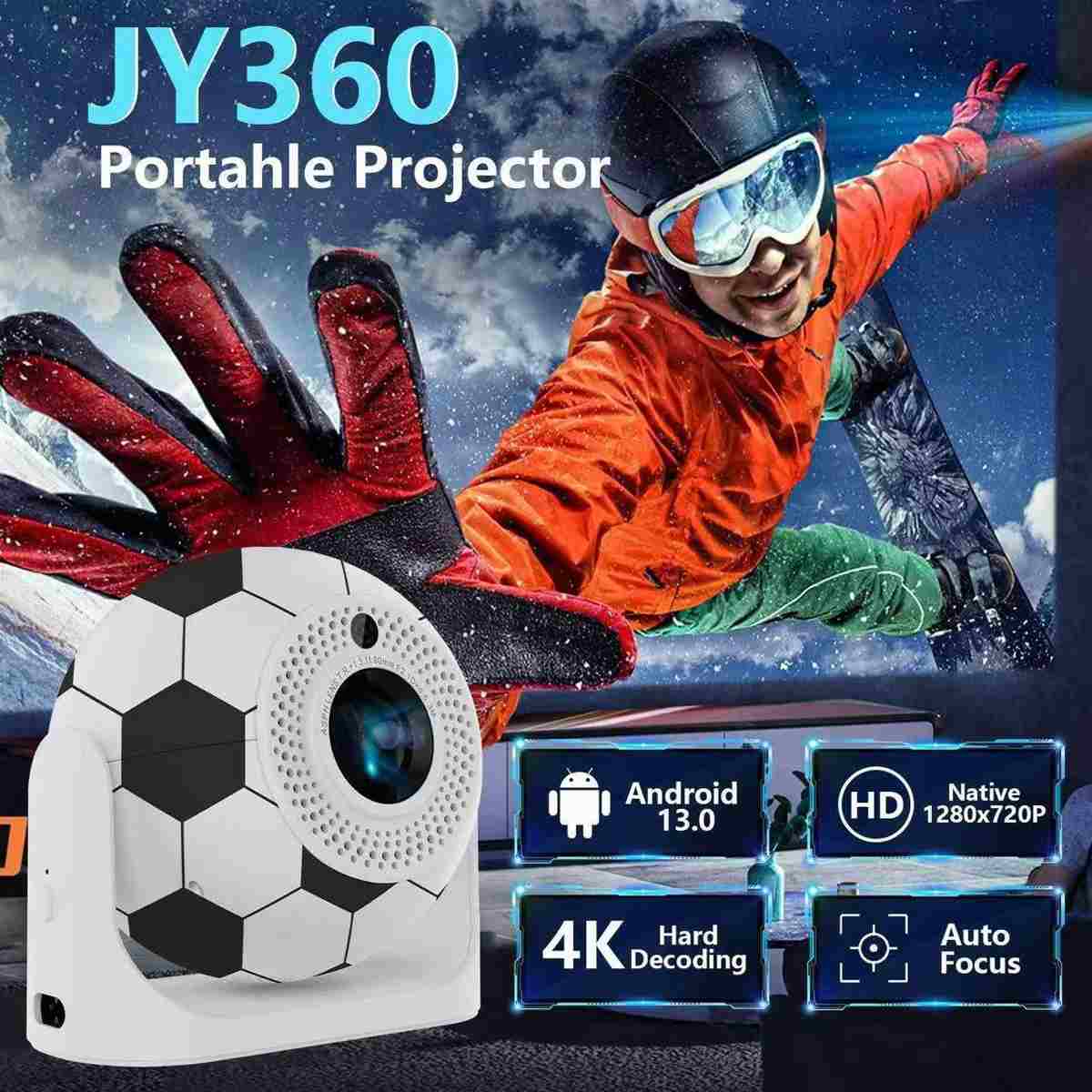 Проектор беспроводной Gimbal JY360 Football фото-3