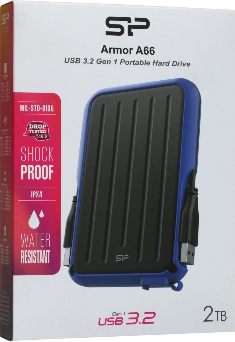 Внешний жесткий диск HDD Silicon-Power SP020TBPHD66SS3B (2Tb) фото-3