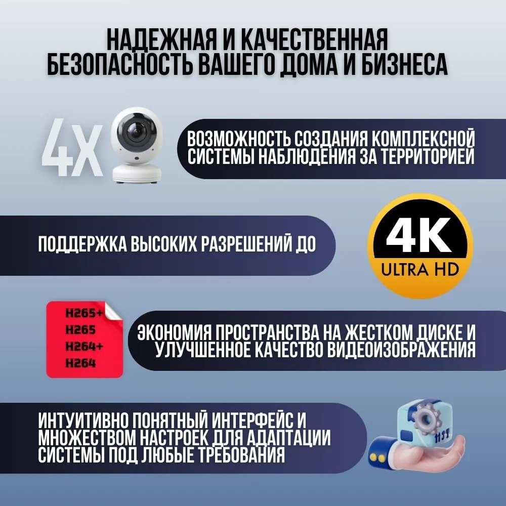 Видеорегистратор Hikvision DS-7104NI-Q1/4P фото-3