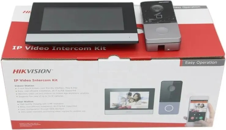 Комплект видеодомофона Hikvision DS-KIS603-P фото-3