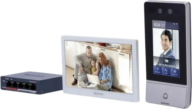 Комплект видеодомофона Hikvision DS-KIS902-S - фото1