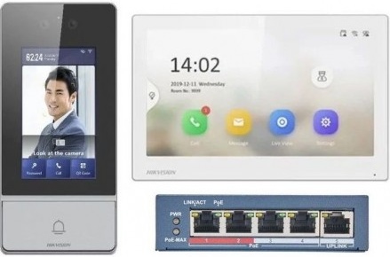 Комплект видеодомофона Hikvision DS-KIS902-S - фото2