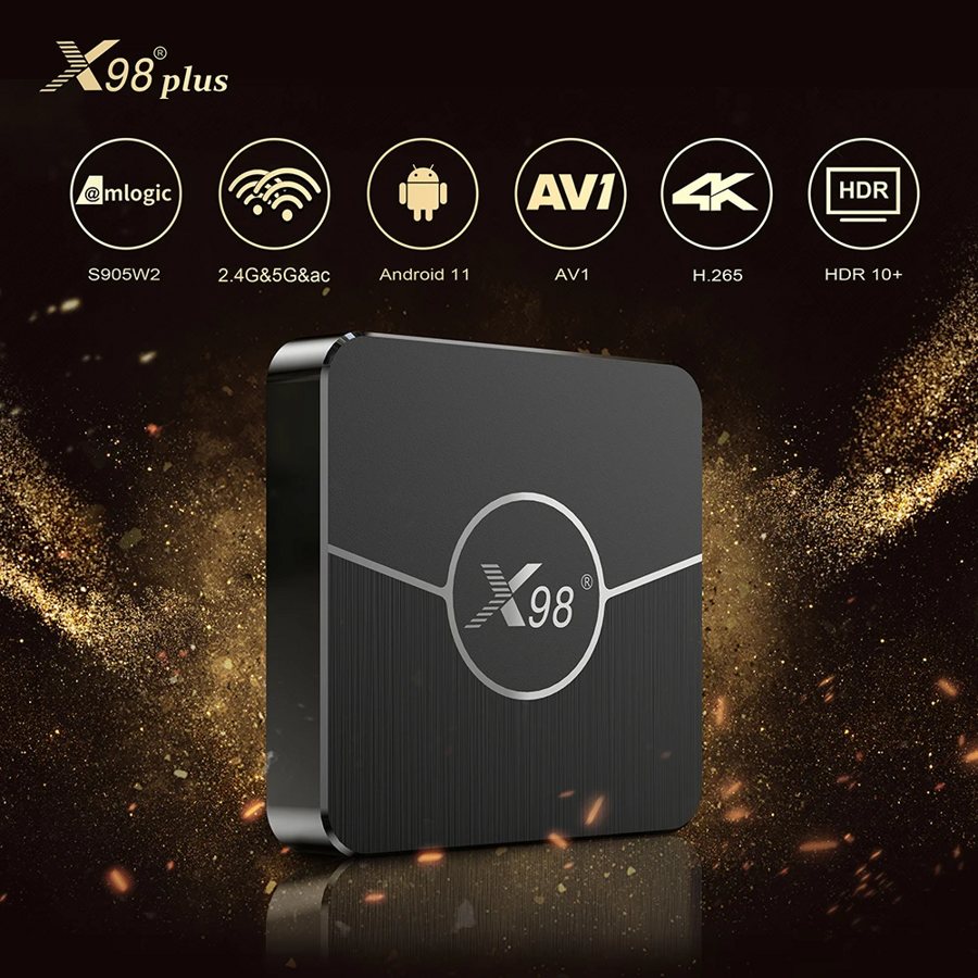 Смарт приставка X98 plus, Android 11, Amlogic S905W2 - фото1 Смарт приставка X98 plus, Android 11, Amlogic S905W2 - фото1
