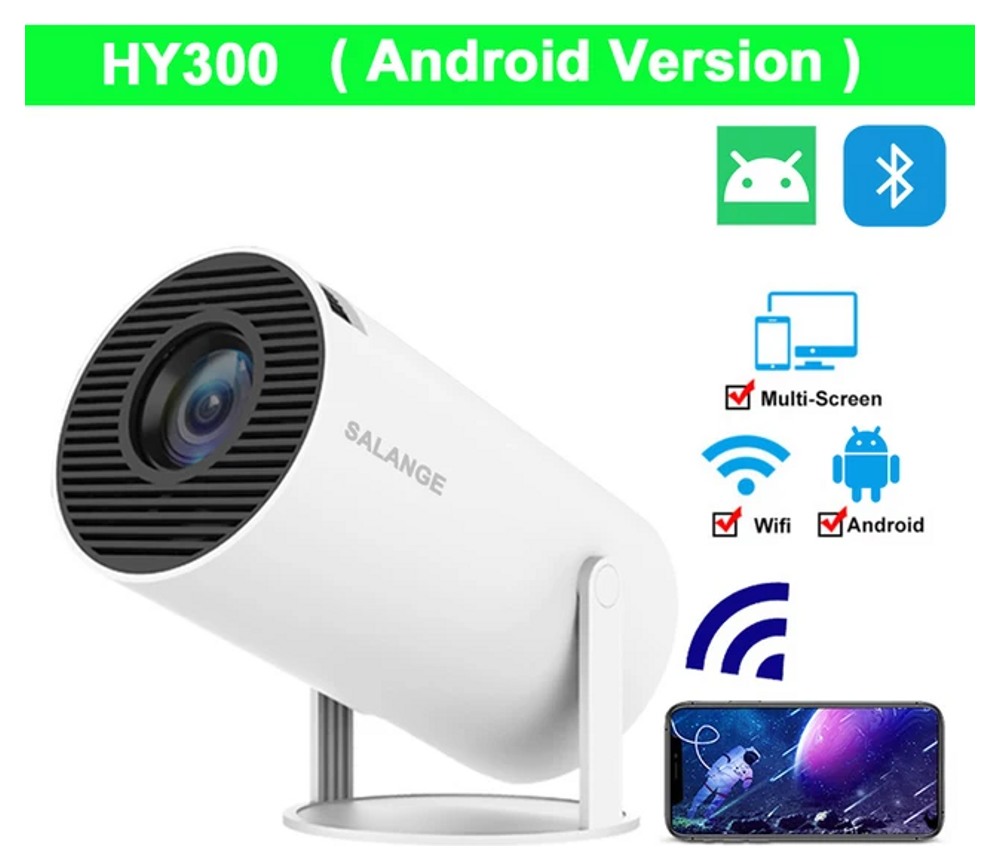 LED Проектор HY300 Android 720Р - фото1 LED Проектор HY300 Android 720Р - фото1