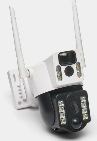 Уличная камера видеонаблюдения на солнечной батарее IP V380 Pro 5Мп, 4G(LTE) от сим-карты с двойным объективом - фото2 Уличная камера видеонаблюдения на солнечной батарее IP V380 Pro 5Мп, 4G(LTE) от сим-карты с двойным объективом - фото2