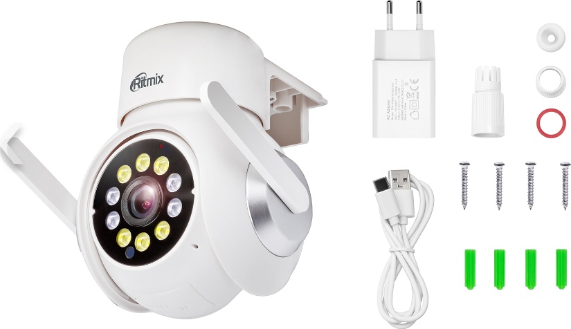 Wi-Fi камера RITMIX IPC-350S-Tuya фото-3