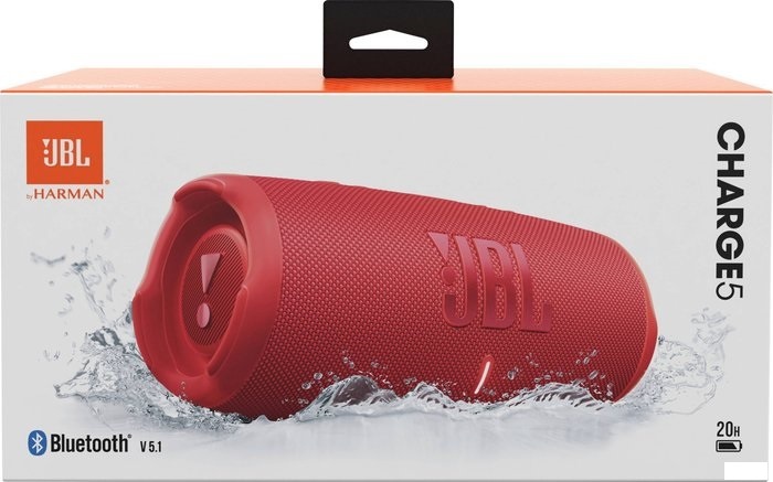 Активная акустическая система JBL Charge 5 (красный) фото-3