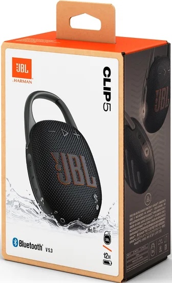 Портативная акустика JBL Clip 5 (черный) фото-3