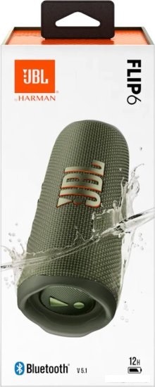 Активная акустическая система JBL Flip 6 (зеленый) фото-3