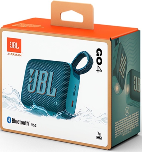Портативная акустика JBL Go 4 (синий) фото-3