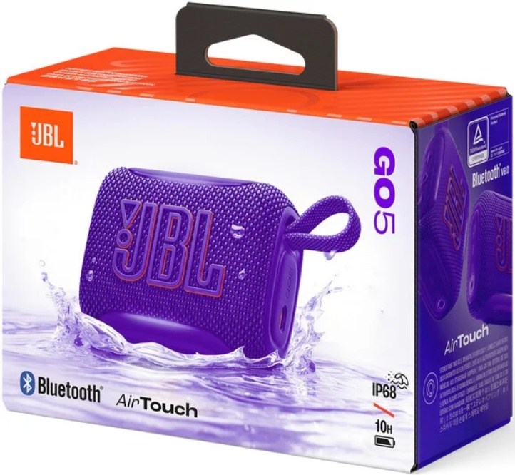 Беспроводная колонка JBL Go 5 (фиолетовый) фото-3