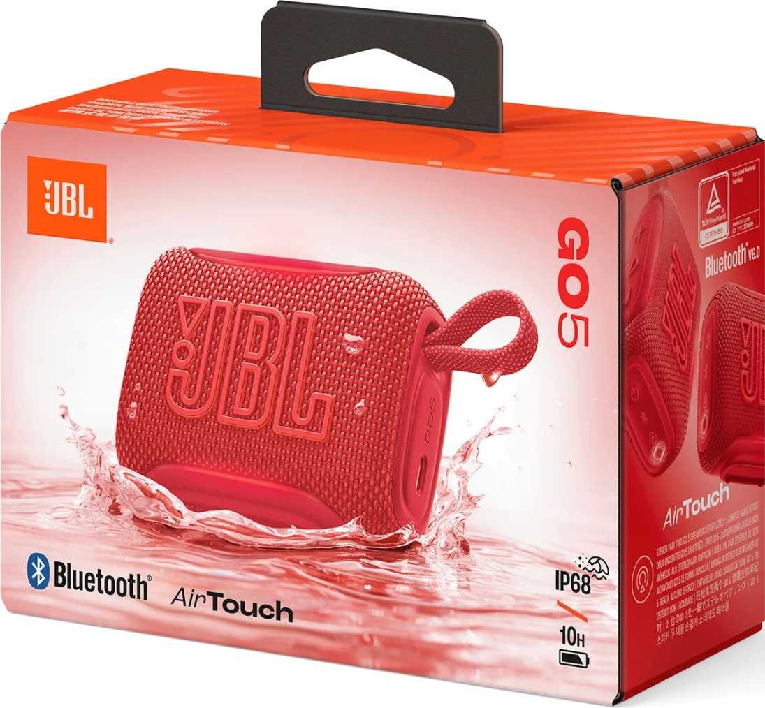 Беспроводная колонка JBL Go 5 (красный) фото-3