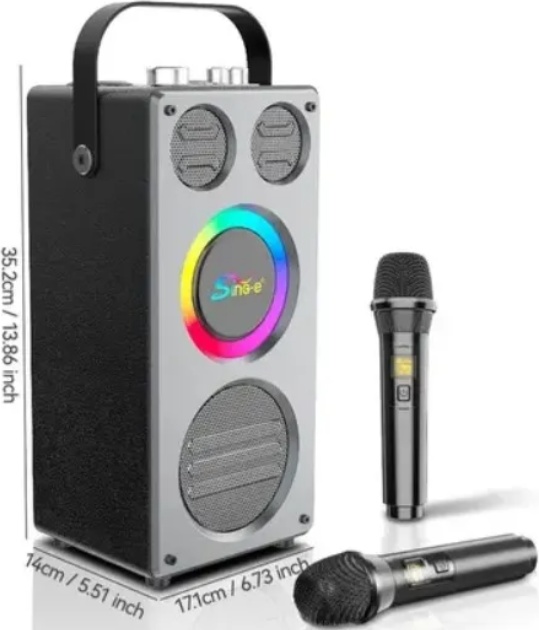 Беспроводная портативная караоке колонка JQS-9405 - фото1