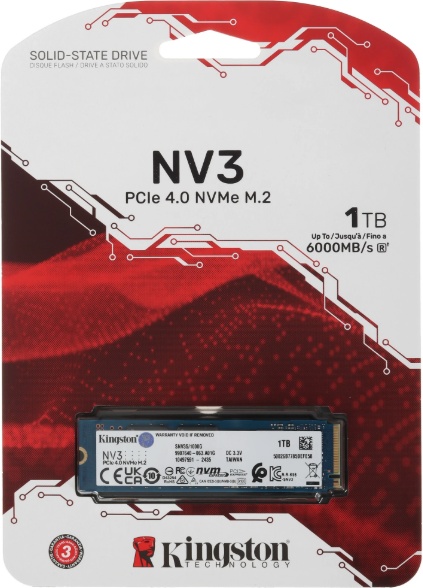 SSD диск Kingston NV3 SNV3S (1TB) фото-3