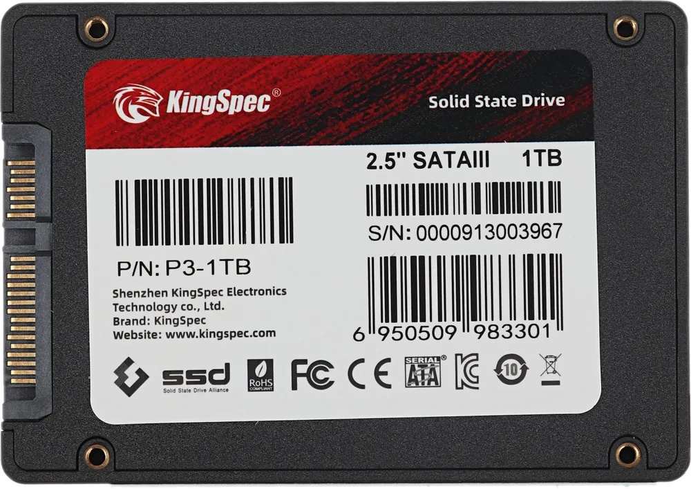SSD диск Kingspec P3-1TB (1Tb) - фото2