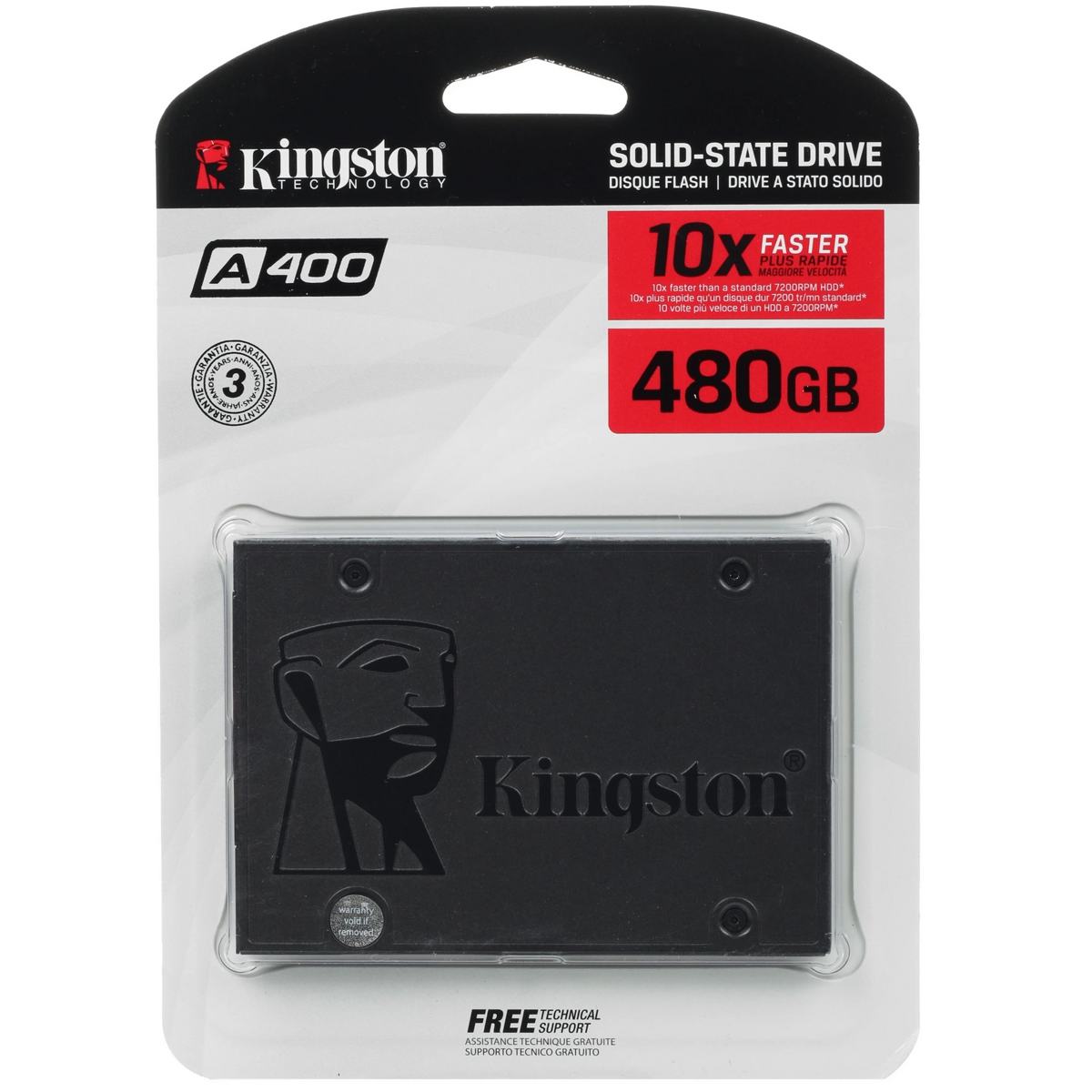 SSD диск Kingston A400 (480Gb) фото-3 SSD диск Kingston A400 (480Gb) фото-3