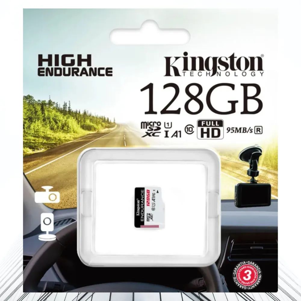 Карта памяти microSDXC Kingston High Endurance SDCE (128Gb) фото-3 Карта памяти microSDXC Kingston High Endurance SDCE (128Gb) фото-3