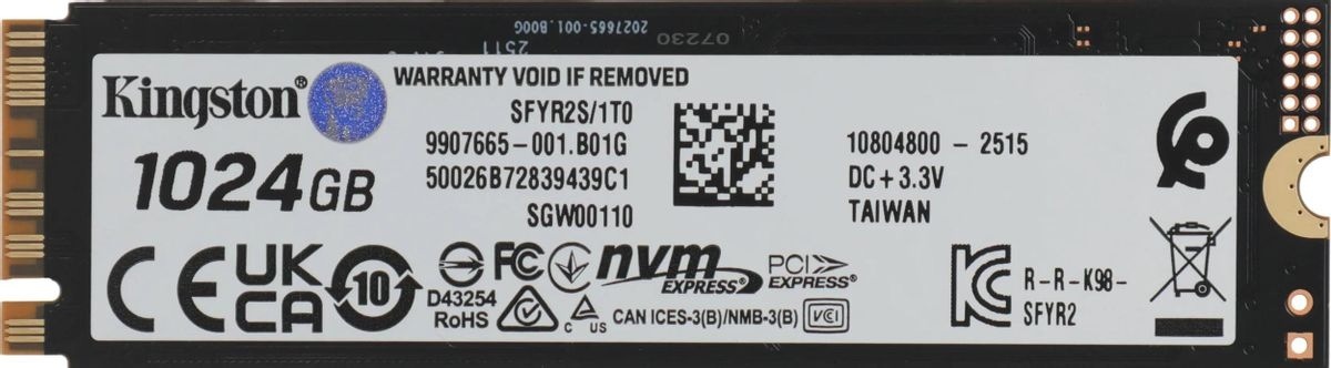 SSD диск Kingston FURY Renegade G5 (1Tb) - фото2