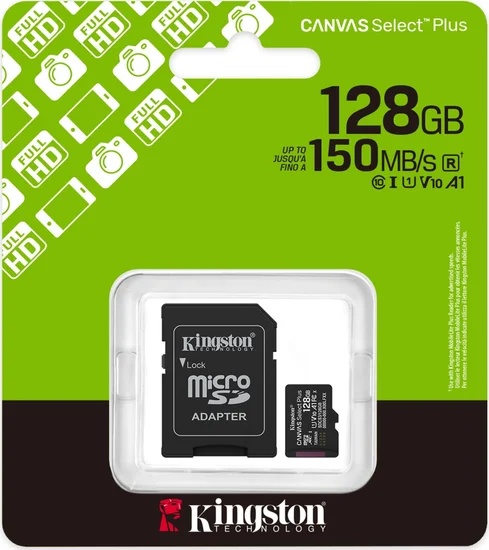 Карта памяти microSDXC Kingston Canvas Select Plus Gen3 SDCS3 (128Gb) фото-3