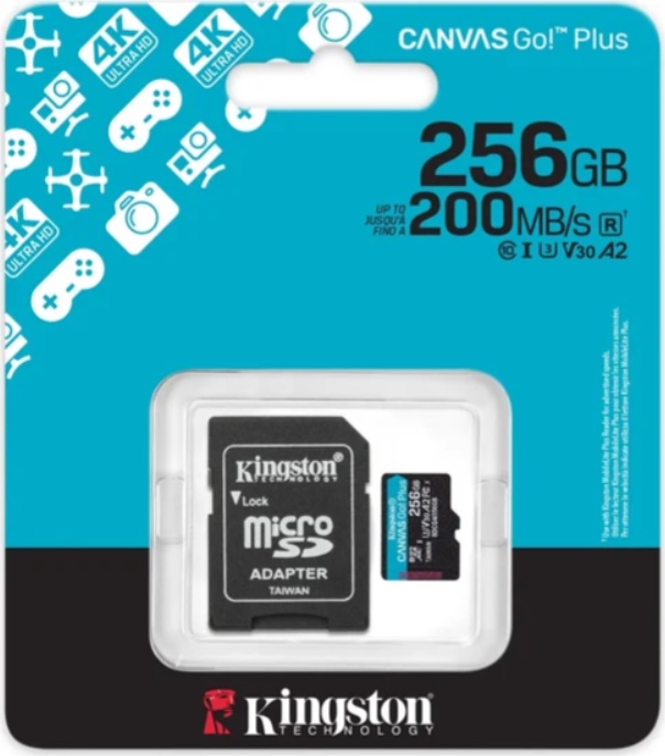 Карта памяти microSDXC Kingston Canvas Go Plus Gen4 SDCG4 (256Gb) фото-3