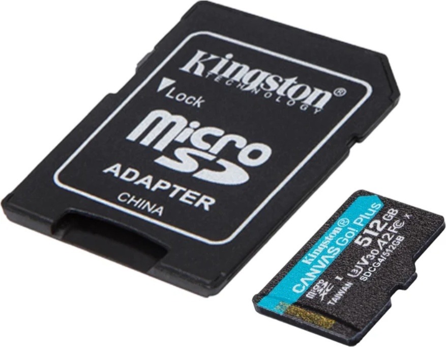 Карта памяти microSDXC Kingston Canvas Go Plus Gen4 SDCG4 (512Gb) - фото2 Карта памяти microSDXC Kingston Canvas Go Plus Gen4 SDCG4 (512Gb) - фото2