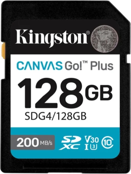 Карта памяти SDXC Kingston Canvas Go Plus Gen4 SDG4 (128Gb) - фото1