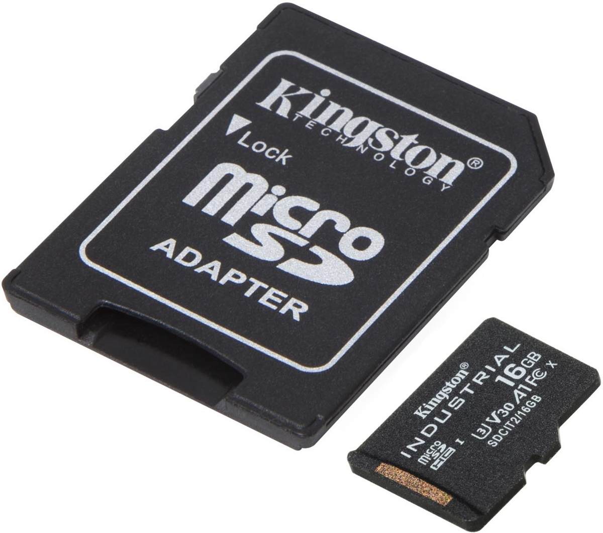 Карта памяти microSDHC Kingston Industrial SDCIT2 (16Gb) - фото2 Карта памяти microSDHC Kingston Industrial SDCIT2 (16Gb) - фото2
