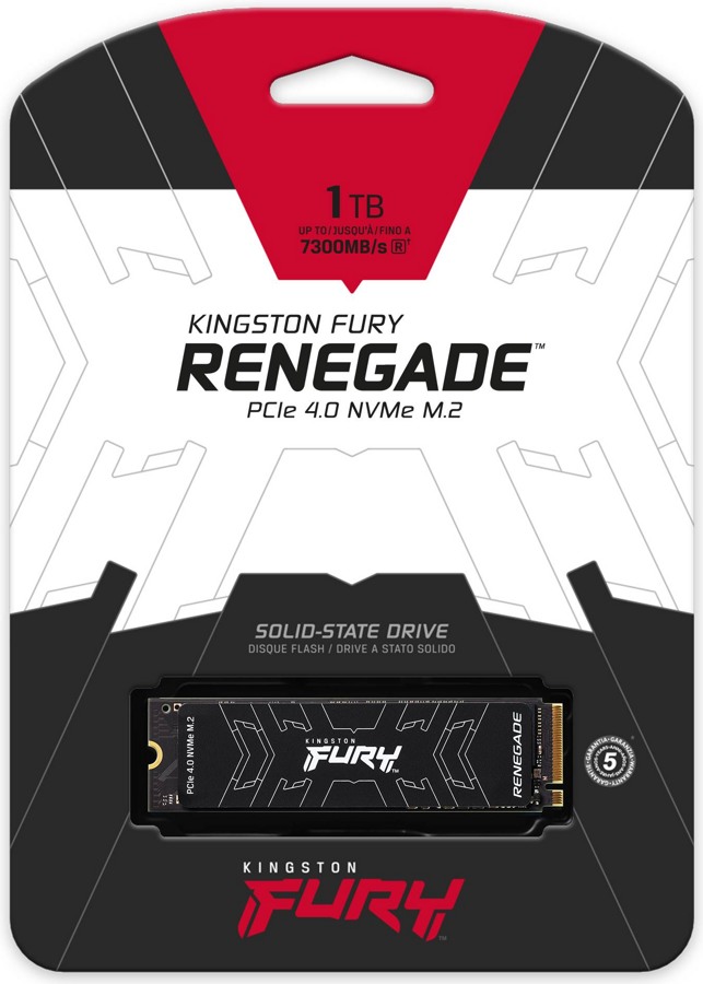 Kingston SSD диск SFYRS/1000G Fury Renegade PCIe 4.0 NVMe M.2 фото-3